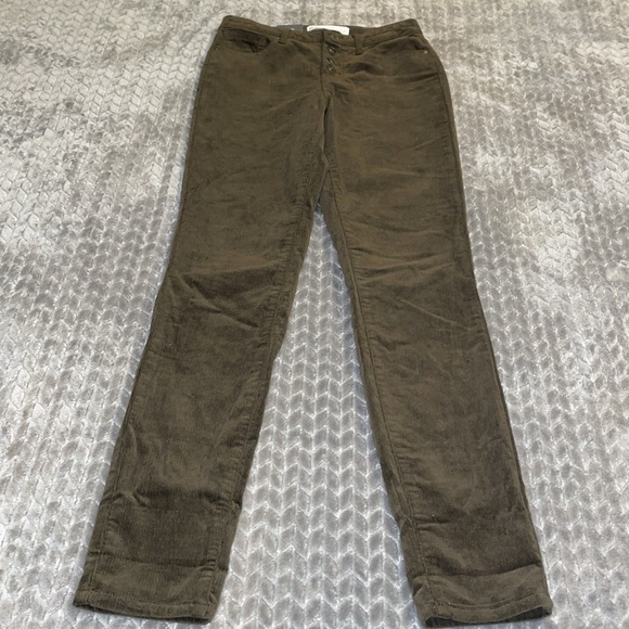 NWT RSQ Manhattan High Rise Button Fly Skinny Corduroys.  Size 5/27.  Brown - Picture 4 of 11
